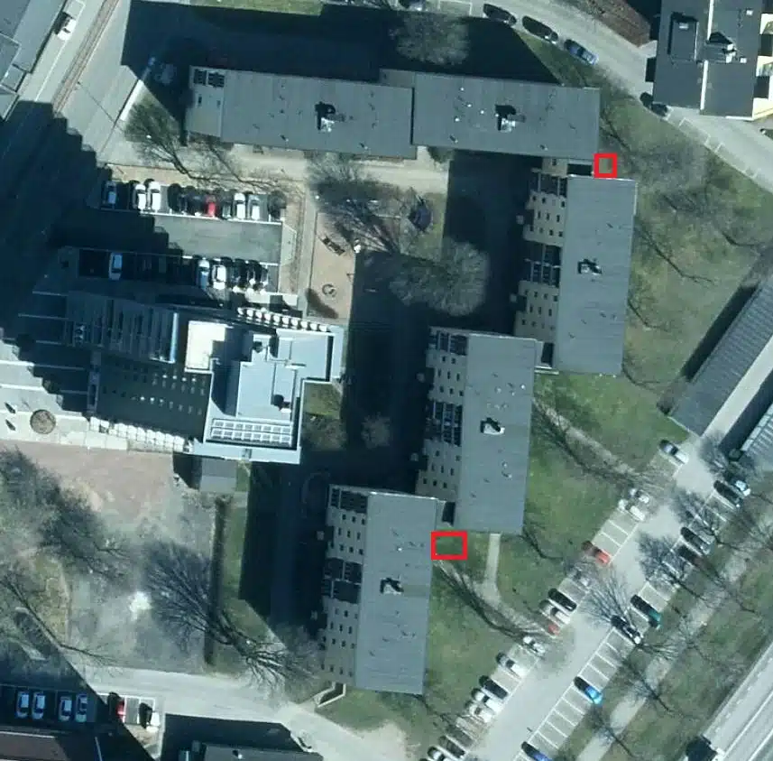 Nya tak och solceller på KV Grubbagården i Skövde